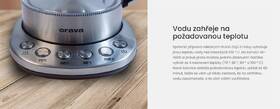 Rýchlovarná kanvica Orava VK-4000, 1,5 l nerez/sklo

 obrázok produktu 10 z 11