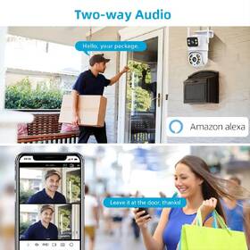 IP kamera IMMAX NEO LITE SMART Security DOUBLE , 355° 90°, Wi-Fi, Tuya biela

 obrázok produktu 10 z 12