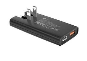 Cestovný adaptér ERPOWER Dual Travel Slim 67W, 1xUSB-C/1xUSB-A čierny

 obrázok produktu 1 z 2