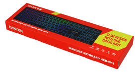 Klávesnica Canyon HKB-W11 RGB Dual Mode CZ čierna

 obrázok produktu 5 z 6