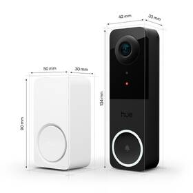 Videozvonček Philips Hue Wired Bundle čierny/biely

 obrázok produktu 2 z 13