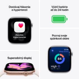 Inteligentné hodinky Apple GPS + Cellular 42mm bridlicovo sivý titán - čierny športový remienok - S/M 

 obrázok produktu 2 z 7