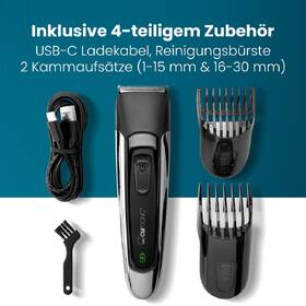 Zastrihávač vlasov Clatronic HSM/R 3827 čierny/chróm

 obrázok produktu 7 z 7