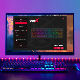 Klávesnica Niceboy ORYX K610 Chameleon čierna

 obrázok produktu 8 z 8