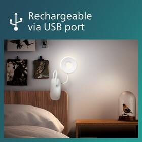 Stolná lampa Philips DONUTCLIP WHI 

 obrázok produktu 3 z 5