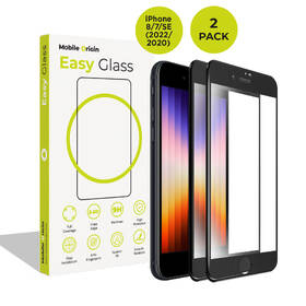 Tvrdené sklo Mobile Origin EasyGlass na Apple iPhone 8/7/SE (2022/2020) (2 ks) 

 obrázok produktu 8 z 8