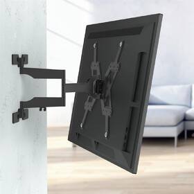Držiak na TV Hama 220849, nástenný, polohovateľný, pre uhlopriečky 32" až 65", max. nosnosť 30 kg čierny

 obrázok produktu 2 z 4