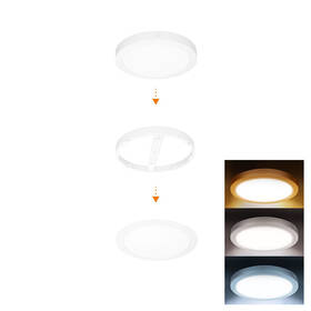 LED stropné svietidlo Solight WD242-W 18 W, 3CCT, priemer 22,5 cm biele

 obrázok produktu 2 z 7