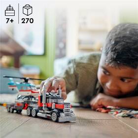 Stavebnica LEGO® Creator 3 v 1 31146 Náklaďák s plochou korbou a helikoptéra 

 obrázok produktu 7 z 9