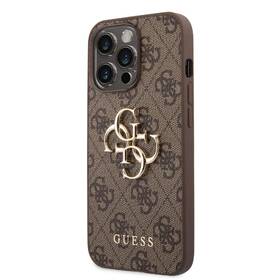 Kryt na mobil Guess 4G Metal Logo na Apple iPhone 14 Pro hnedý

 obrázok produktu 1 z 3