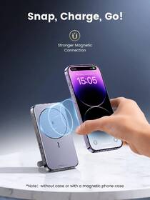 Powerbank UGREEN Foldable Kickstand Magnetic 10000mAh sivý

 obrázok produktu 1 z 7