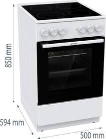 Sklokeramický sporák Gorenje GEC5A61WG biely

 obrázok produktu 13 z 13