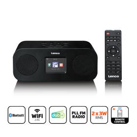 Internetový rádioprijímač s DAB+ Lenco DIR-121BK čierny

 obrázok produktu 5 z 5