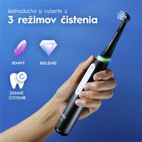 Zubná kefka Oral-B Black, 4 náhradní hlavice čierny

 obrázok produktu 2 z 4
