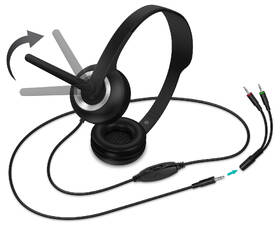 Headset Connect IT HOME & OFFICE čierny

 obrázok produktu 4 z 5