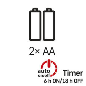 Vianočné osvetlenie EMOS 10 LED nano reťaz medená, 0,9 m, 2x AA, vnútorná, teplá biela, časovač 

 obrázok produktu 7 z 9
