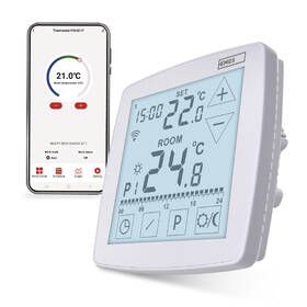 Termostat EMOS GoSmart, podlahový, programovateľný, drôtový, WiFi biely

 obrázok produktu 2 z 7