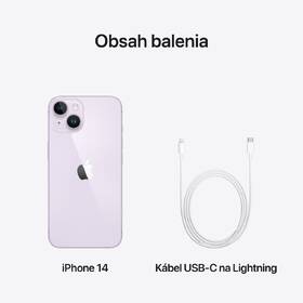 Mobilný telefón Apple iPhone 14 128GB fialový 

 obrázok produktu 8 z 8