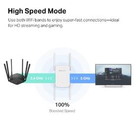 Wi-Fi extender Mercusys ME50G, AC1900 biely

 obrázok produktu 6 z 9