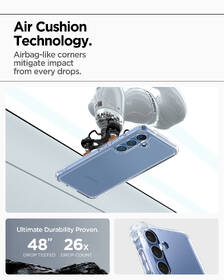 Kryt na mobil Spigen Ultra Hybrid na Samsung Galaxy S25 priehľadný

 obrázok produktu 12 z 14