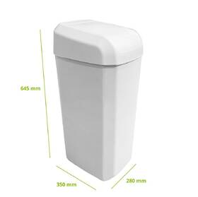 Odpadkový kôš Denox 24660.050, 45 l biely

 obrázok produktu 2 z 2