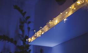 Vianočné osvetlenie EMOS girlanda – kamienky, 1,2 m, 40LED, vnútorná, teplá biela, časovač 

 obrázok produktu 6 z 7