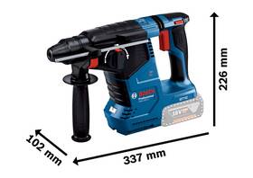 Vŕtacie kladivo Bosch Professional GBH 187-LI (s batériou) 

 obrázok produktu 2 z 5