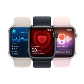Inteligentné hodinky Apple GPS 45mm puzdro zo strieborného hliníka - búrkovo modrý športový remienok - M/L 

 obrázok produktu 6 z 7