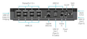Dokovacia stanica Targus Universal DisplayLink USB-C Quad 4K, 100W Power Delivery čierna

 obrázok produktu 4 z 11