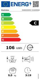 Sušička bielizne Electrolux EW8D595MCC biela

 obrázok produktu 1 z 8