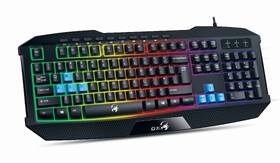 Klávesnica Genius Scorpion K215, CZ/SK čierna/modrá

 obrázok produktu 2 z 4