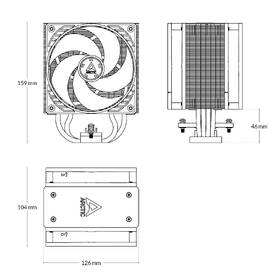 Chladič CPU Arctic Cooling 36 

 obrázok produktu 5 z 6