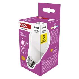LED žiarovka EMOS Classic, E27, 4W, neutrálna biela 

 obrázok produktu 3 z 3
