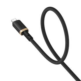 Kábel Baseus Dura USB/Lightning, 2.4A, 2m čierny/zlatý

 obrázok produktu 2 z 16