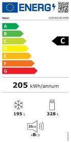 Americká chladnička Haier HCR58S18CWMB čierna

 obrázok produktu 1 z 23