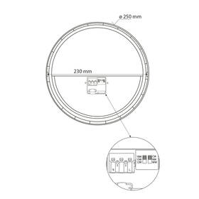 LED stropné svietidlo McLED Calvia 18 čierne/strieborné/biele

 obrázok produktu 6 z 7
