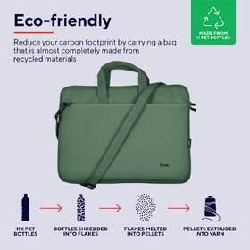 Brašna na notebook Trust Bologna Eco-friendly Slim na 16˝ zelená

 obrázok produktu 6 z 12