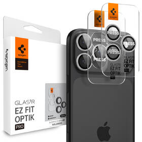 Ochranné sklo šošovky fotoaparátu Spigen tR EZ Fit Optik Pro na Apple iPhone 17/16/15/14 Pro / 17/16/15/14 Pro Max strieborné

 obrázok produktu 11 z 11