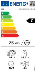 Umývačka riadu AEG GF6200C2SNW biela

 obrázok produktu 1 z 13