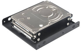 Montážna sada AKASA pre 2,5" HDD do 3,5" pozície, 2x 2,5" HDD/SSD čierna

 obrázok produktu 3 z 5