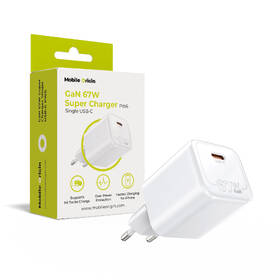 Nabíjačka do siete Mobile Origin Super Charger GaN 67W 1xUSB-C biela

 obrázok produktu 8 z 8