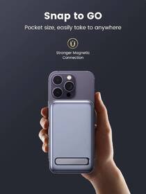 Powerbank UGREEN Foldable Kickstand Magnetic 10000mAh sivý

 obrázok produktu 6 z 7