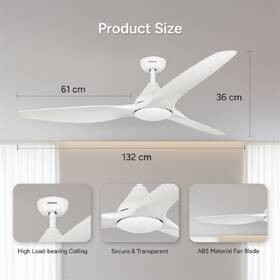 Ventilátor stropný Rohnson R-8152 biely

 obrázok produktu 2 z 12