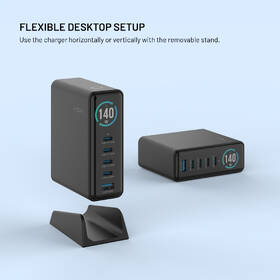 Dokovacia stanica FIXED s displejom, 4x USB-C,USB, 140W čierny

 obrázok produktu 6 z 9