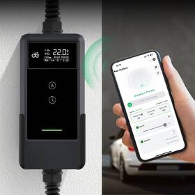 Nabíjacia stanica dé pro elektromobily 22kW s 10m kabelem, verze s CZ aplikací čierna

 obrázok produktu 4 z 7