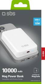 Powerbank SBS s podporou MagSafe USB-C 10 000 mAh biela

 obrázok produktu 1 z 2