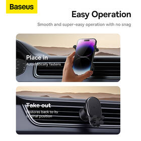 Držiak na mobil Baseus Stable Gravitational Car Mount Air (Air Outlet Version) čierny

 obrázok produktu 10 z 11