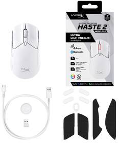 Myš HyperX Pulsefire Haste 2 Wireless biela

 obrázok produktu 7 z 7