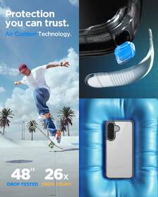 Kryt na mobil Spigen Ultra Hybrid - Samsung Galaxy A57 5G sivý/priehľadný

 obrázok produktu 10 z 12