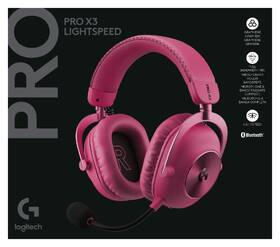 Headset Logitech PRO X3 LIGHTSPEED Wireless ružový

 obrázok produktu 8 z 8